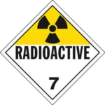 Radioactive Sealed Source DIsposal ServicesClass-7-Placard