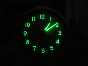 Radioactive Clockface